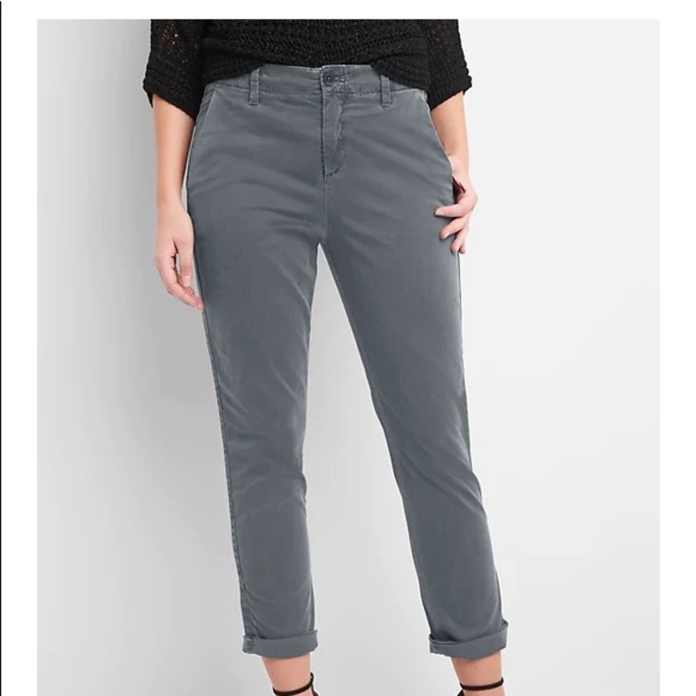Gap Girlfriend Chino - Washed Black
